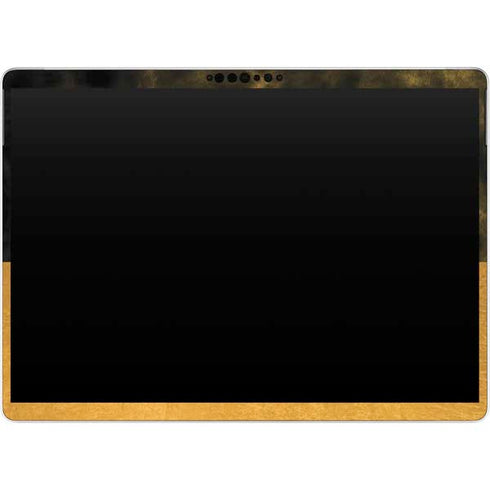 Black and Gold Split Marble Surface Pro 8 Skin